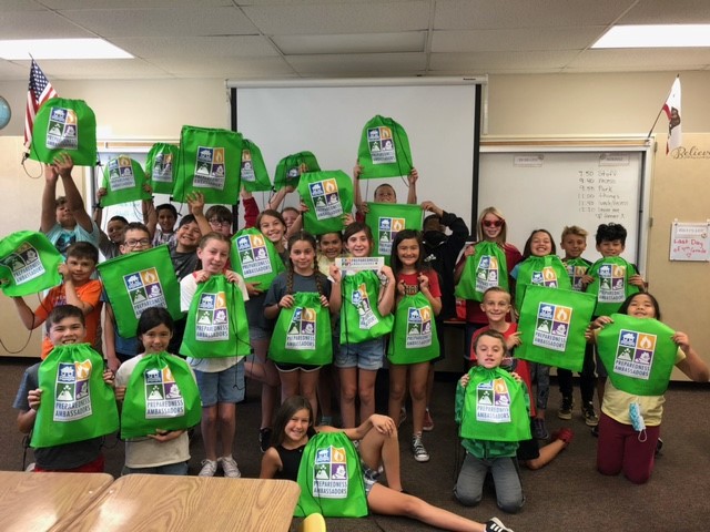 Fourth grade students' members of Preparedness ambassador program