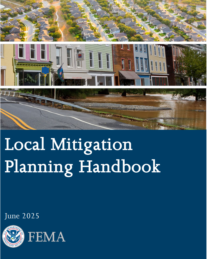 Cover of June 2025 FEMA Local Mitigation Planning Handbook