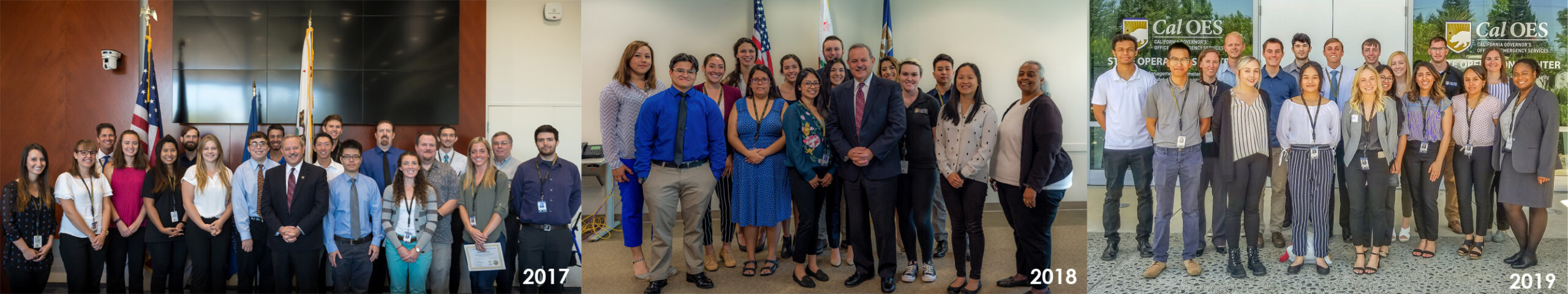 Cal OES Summer Interns - Sacramento Mather Internship program participants
