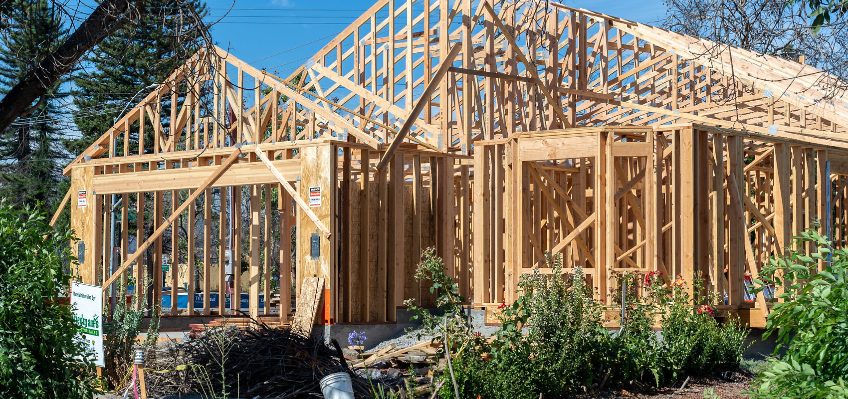 House reconstruction after wildfire