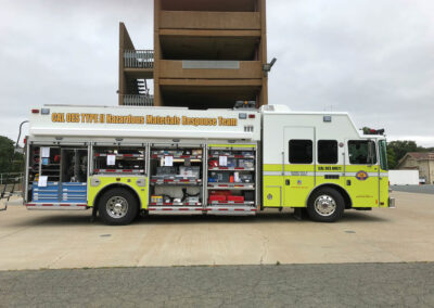 HazMat Vehicle open sides