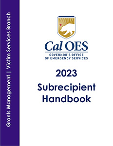 2023 Subrecipient Handbook Cover