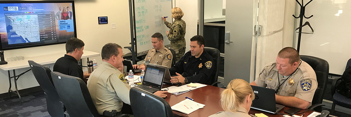 Law Enforcement Operations Center staff