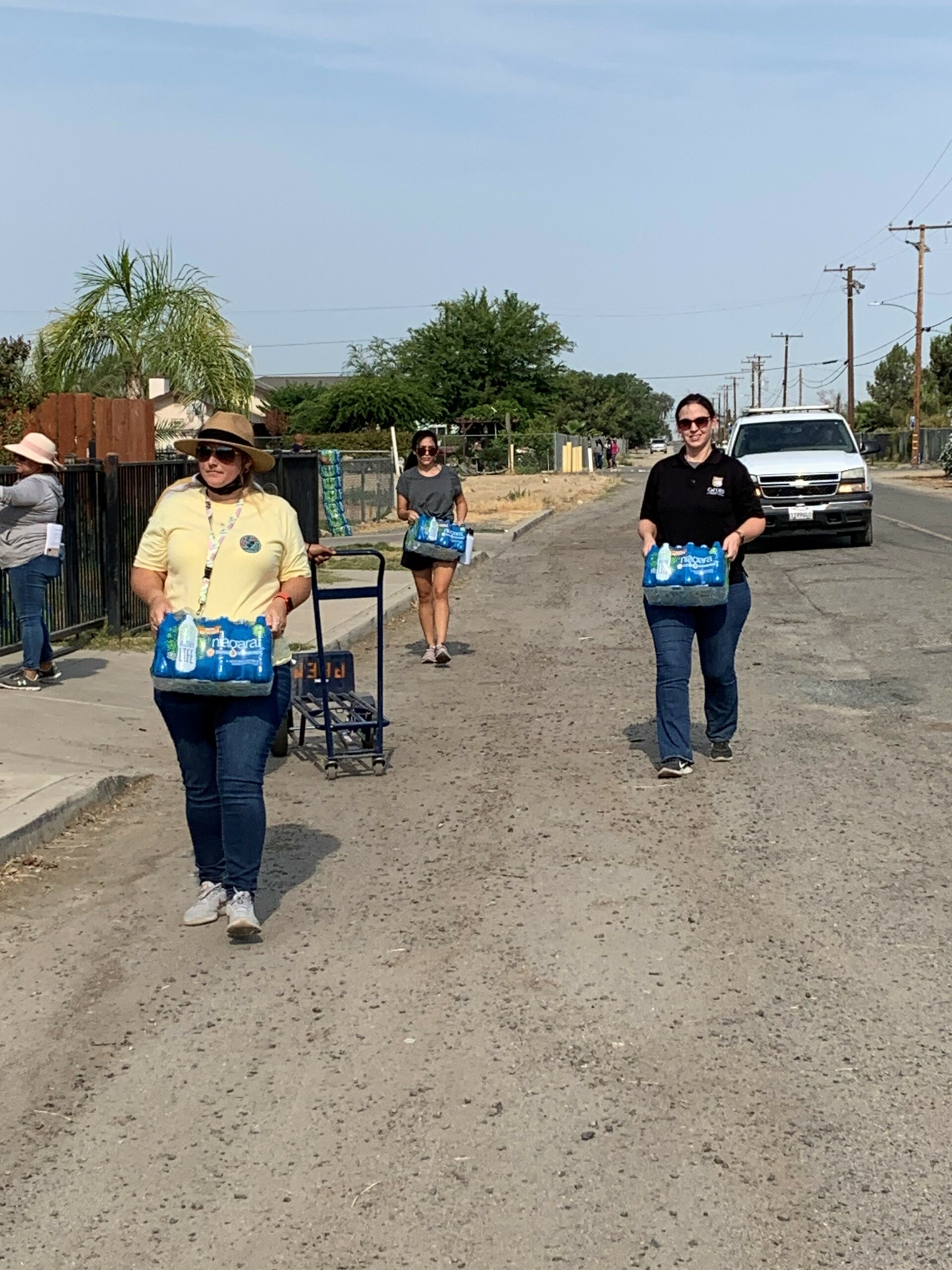 Cal OES Inland region water distribution