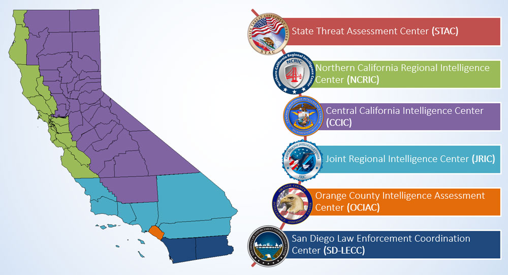 Fusion Center Map